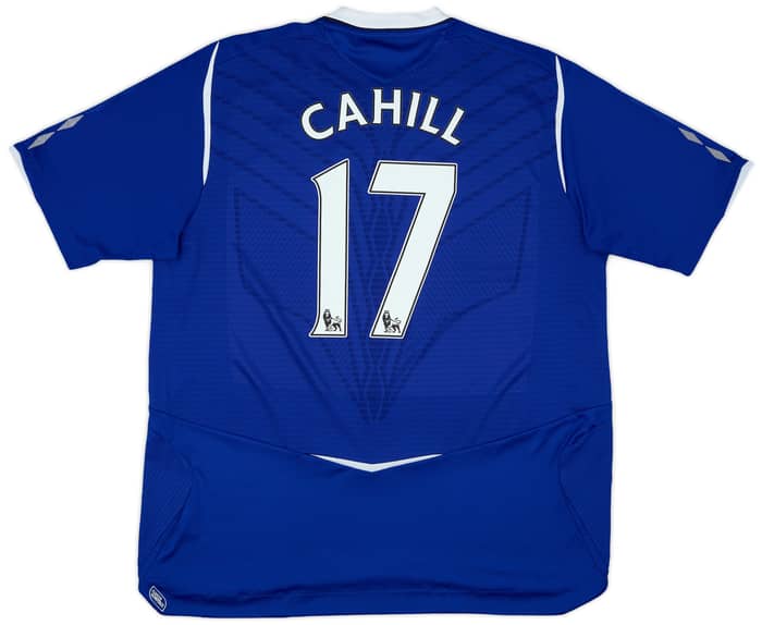 2008-09 Everton Home Shirt Cahill #17