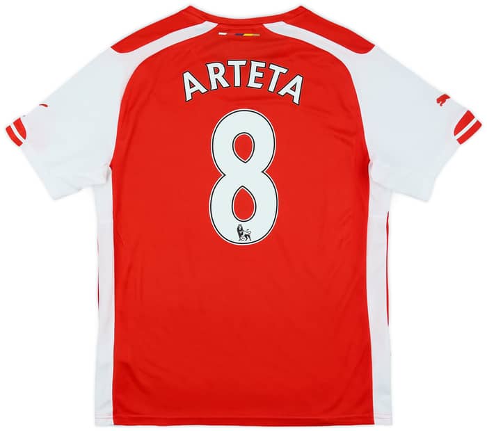 2014-15 Arsenal Home Shirt Arteta #8