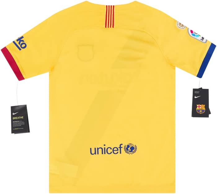 2019-20 Barcelona Away Shirt KIDS
