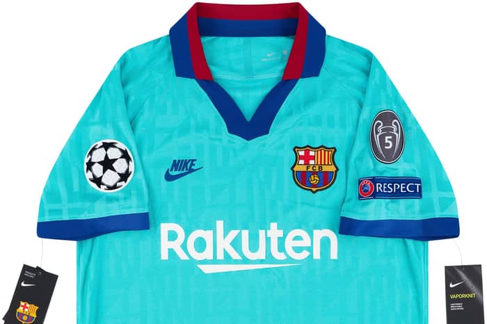 2019-20 Barcelona Player Issue Vaporknit Third CL Shirt