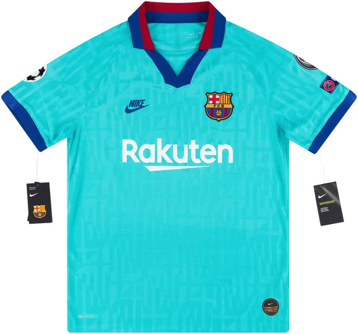 2019-20 Barcelona Player Issue Vaporknit Third CL Shirt