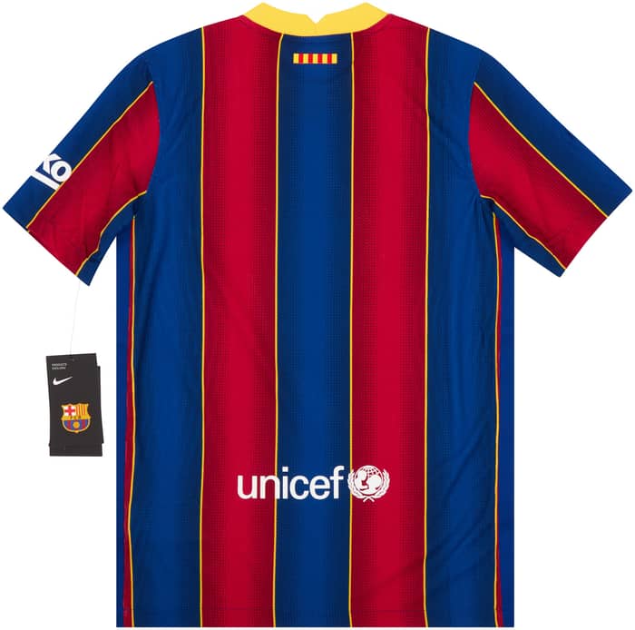 2020-21 Barcelona Player Issue Vaporknit Home Shirt (KIDS)