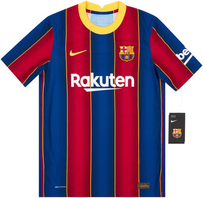2020-21 Barcelona Player Issue Vaporknit Home Shirt (KIDS)