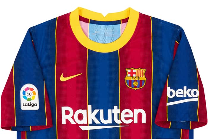 2020-21 Barcelona Player Issue Vaporknit Home Shirt Messi #10 (KIDS)