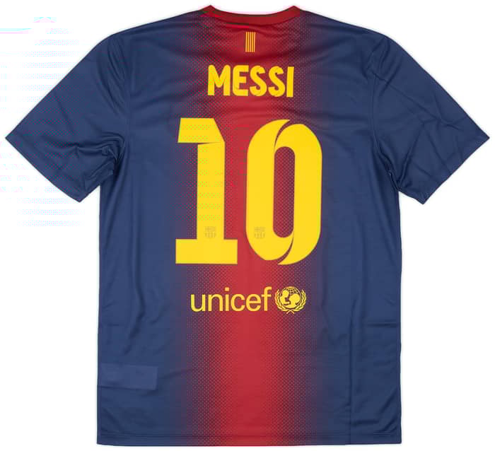 2012-13 Barcelona Basic Home Shirt Messi #10