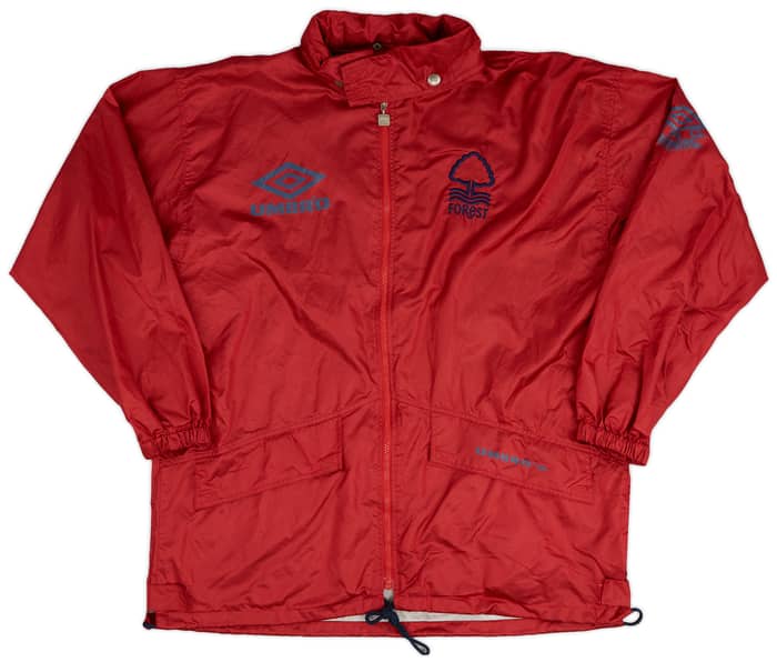1994-96 Nottingham Forest Umbro Hooded Rain Coat - 7/10 - (S)