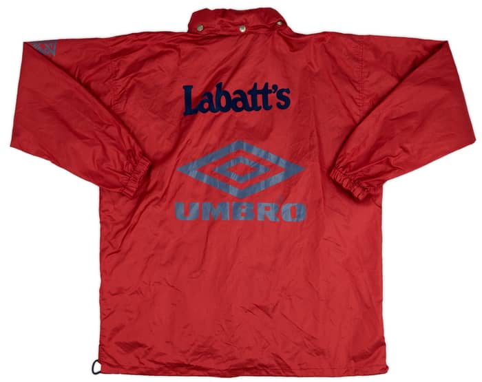 1994-96 Nottingham Forest Umbro Hooded Rain Coat - 7/10 - (S)