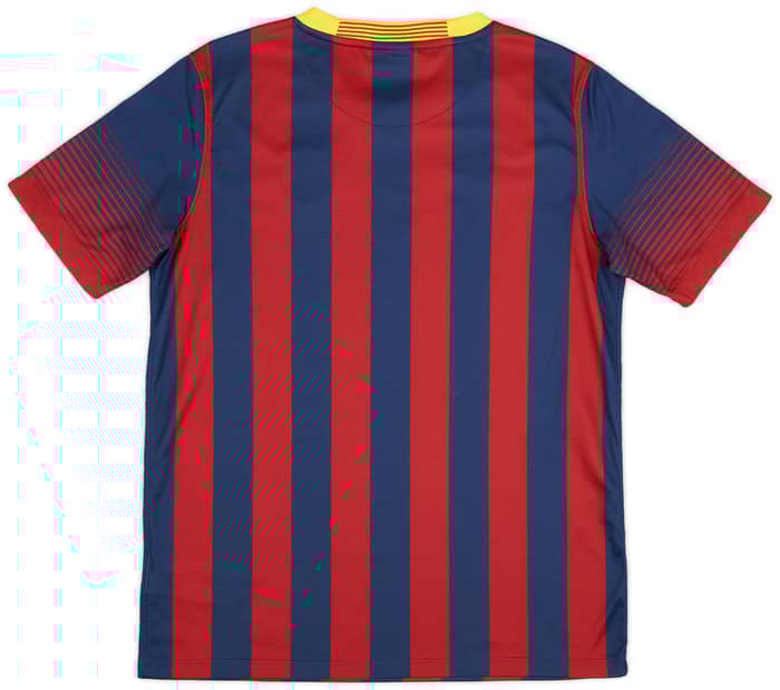 2013-14 Barcelona Home Shirt - 8/10 - (XL.Boys)