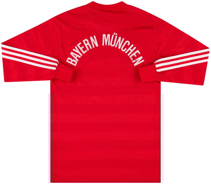 1984-89 Bayern Munich Signed Home L/S Shirt - 6/10 - (S)