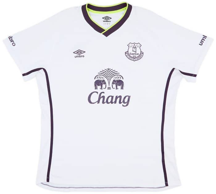 2014-15 Everton Third Shirt Baines #3 - 7/10 - (XL)