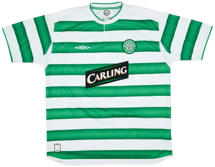 2003-04 Celtic Home Shirt Petrov #19 - 8/10 - (XL)