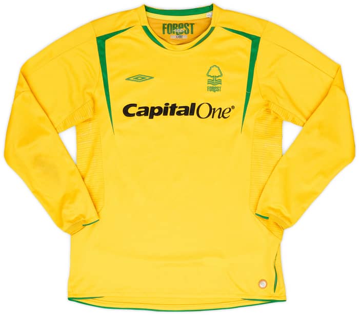 2005-06 Nottingham Forest Away L/S Shirt Clingan #16 - 6/10 - (XL.Boys)