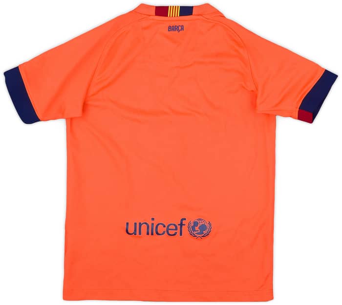 2014-15 Barcelona Away Shirt - 5/10 - (S.Boys)