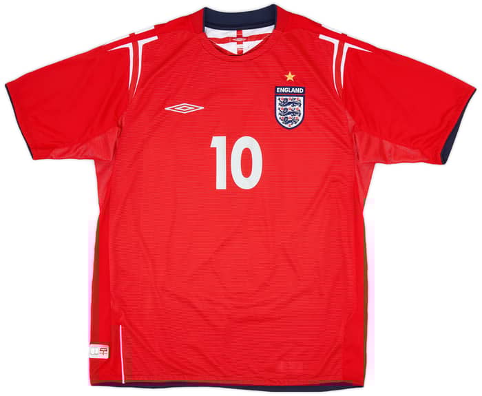 2004-06 England Away Shirt Owen #10 - 6/10 - (L)