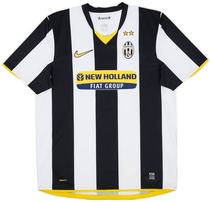 2008-09 Juventus Signed Home Shirt Amauri #8 - 5/10 - (L)