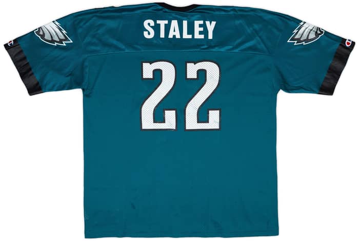1997-00 Philadelphia Eagles Staley #22 Champion Home Jersey - 7/10 - (XXL)