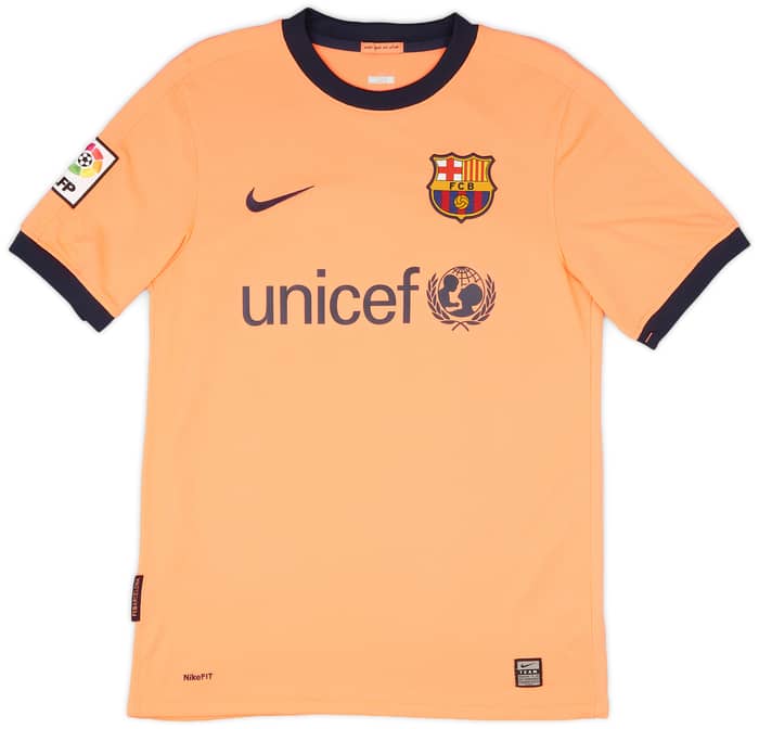 2009-10 Barcelona Away Shirt Messi #10 - 8/10 - (S)
