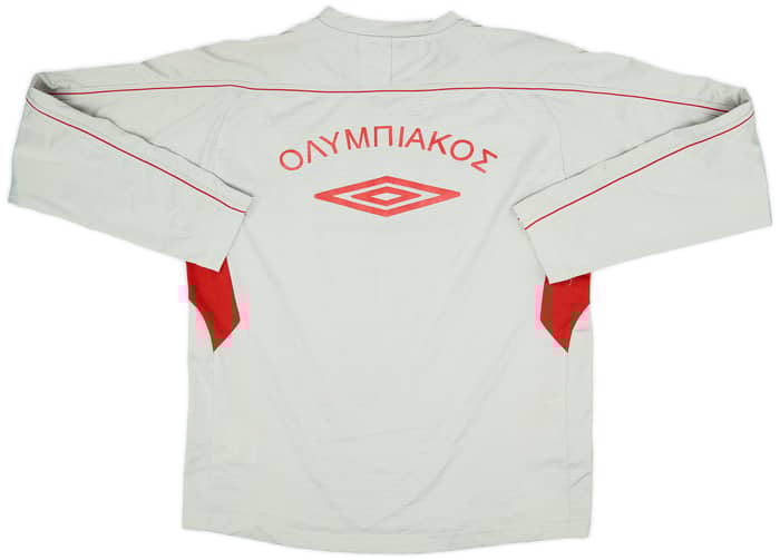2004-05 Olympiakos Umbro Training L/S Shirt - 8/10 - (L)