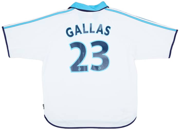 1998-99 Olympique Marseille Home Shirt Gallas #23 - 9/10 - (XL)