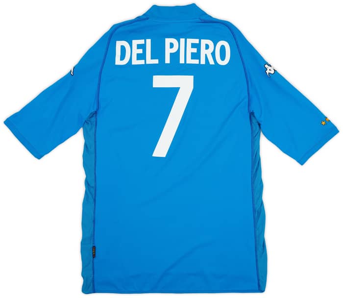 2002 Italy Home Shirt Del Piero #7 - 7/10 - (3XL)