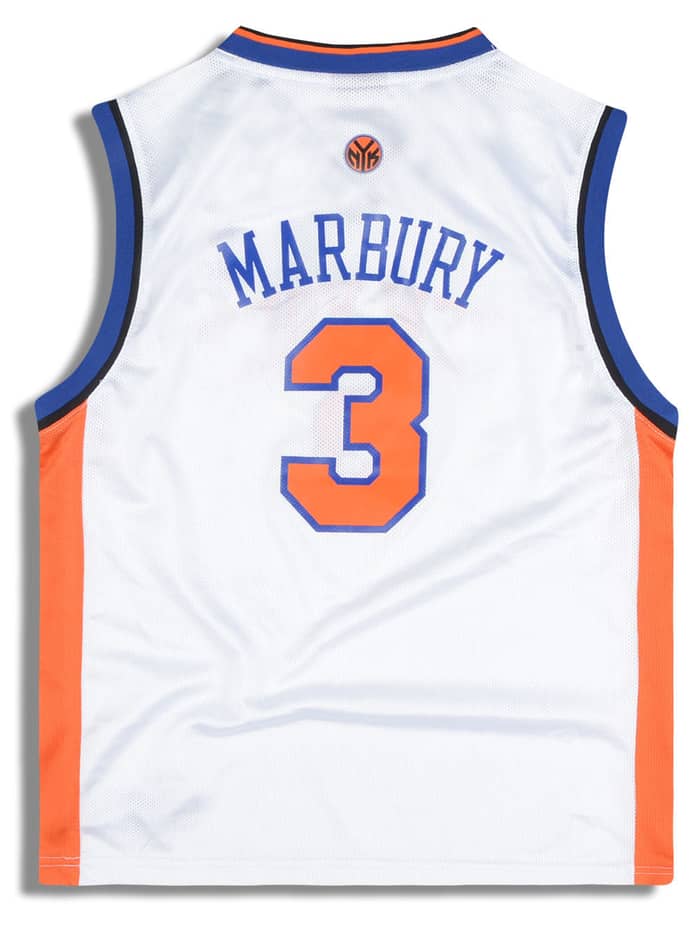 2004-06 New York Knicks Marbury #3 Reebok Jersey (Home) Y