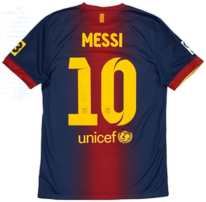 2012-13 Barcelona Home Shirt Messi #10 - 9/10 - (S)