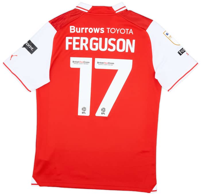 2023-24 Rotherham Match Issue Home Shirt Ferguson #17
