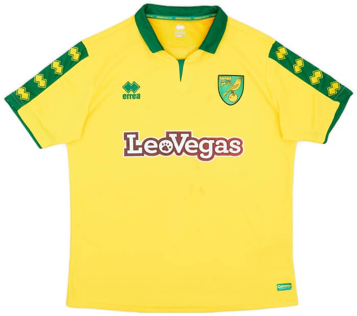 2017-18 Norwich Home Shirt - 7/10 - (XL)