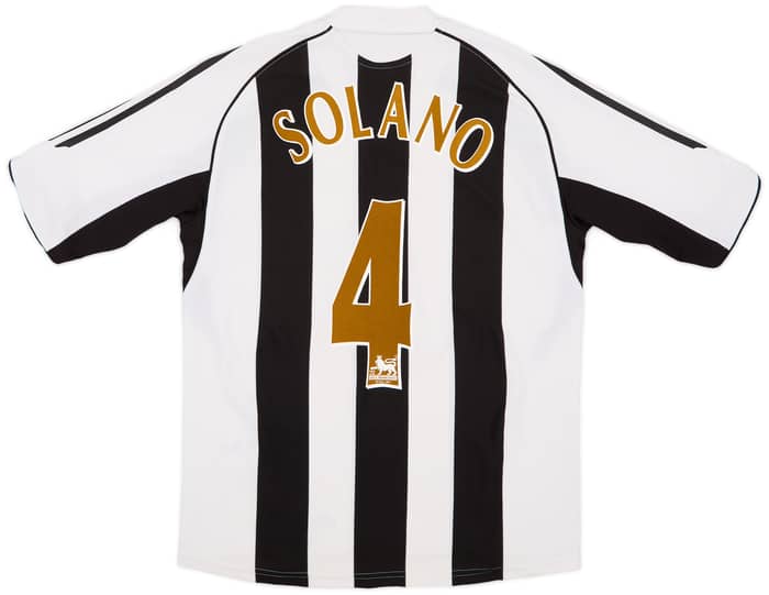 2005-07 Newcastle Home Shirt Solano #4 - 8/10 - (M)