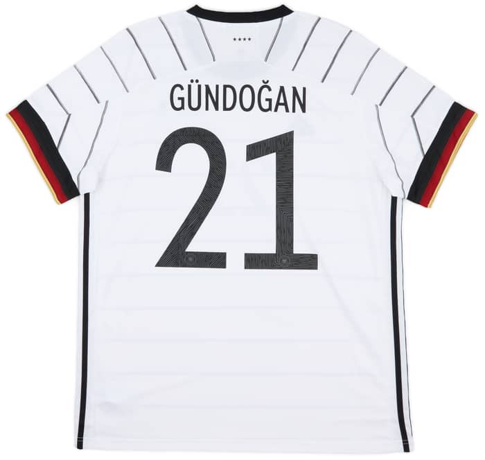 2020-21 Germany Home Shirt Gundogan #21 - 9/10 - (XL)