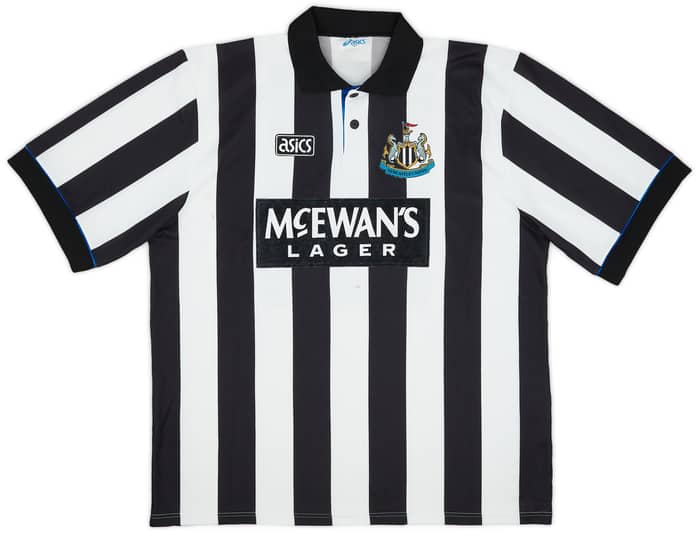 1993-95 Newcastle Home Shirt Cole #9 - 7/10 - (XXL)