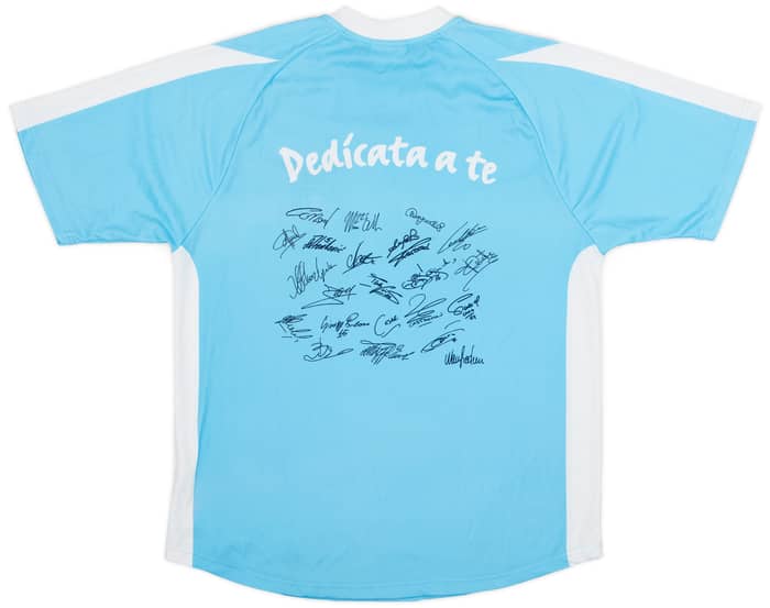 2003-04 Lazio 'Signed' Basic Home Shirt - 7/10 - (L)