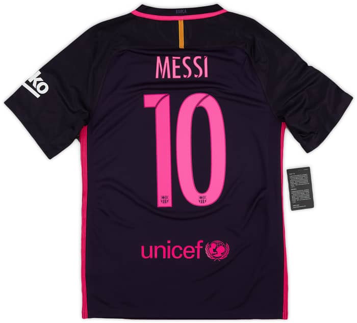 2016-17 Barcelona Away Shirt Messi #10 (S)