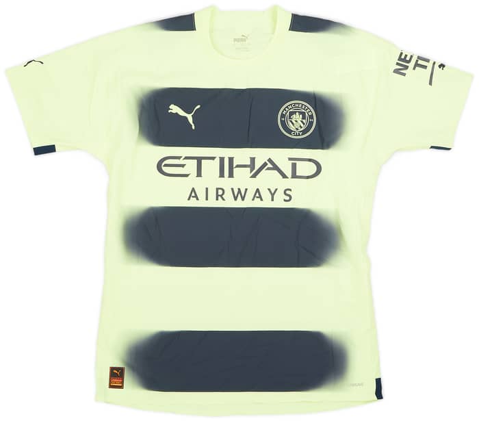 2022-23 Manchester City Match Issue FA Cup Third Shirt Edozie #53