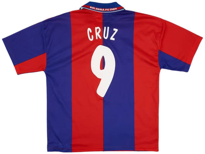 2001-02 Bologna Home Shirt Cruz #9 - 8/10 - (S)