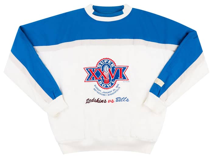 1990 Super Bowl XXVI Logo 7 Sweat Top XL