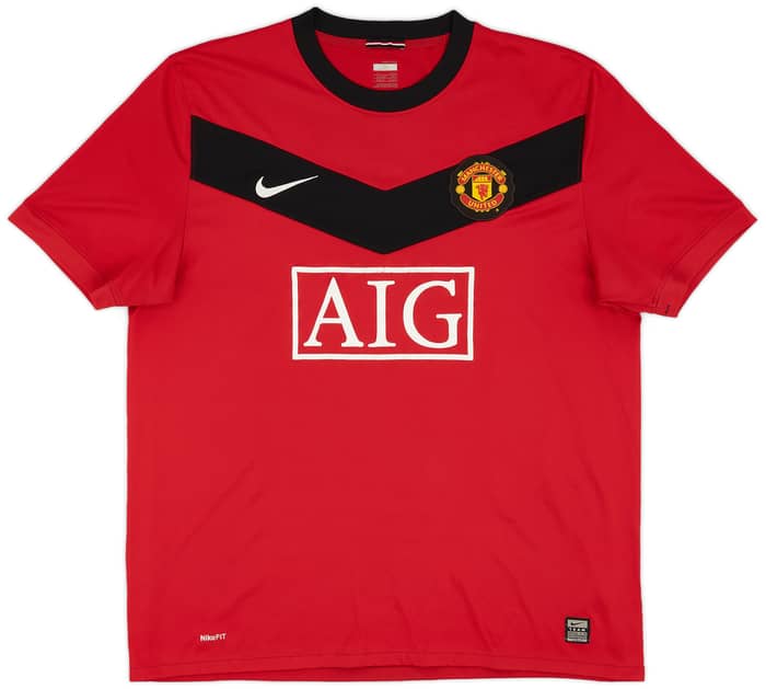 2009-10 Manchester United Home Shirt Rooney #10 - 7/10 - (XL)