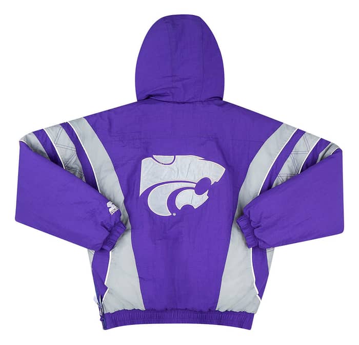 1990s Kansas State Wildcats Starter 1/2 Zip Rain Coat XL