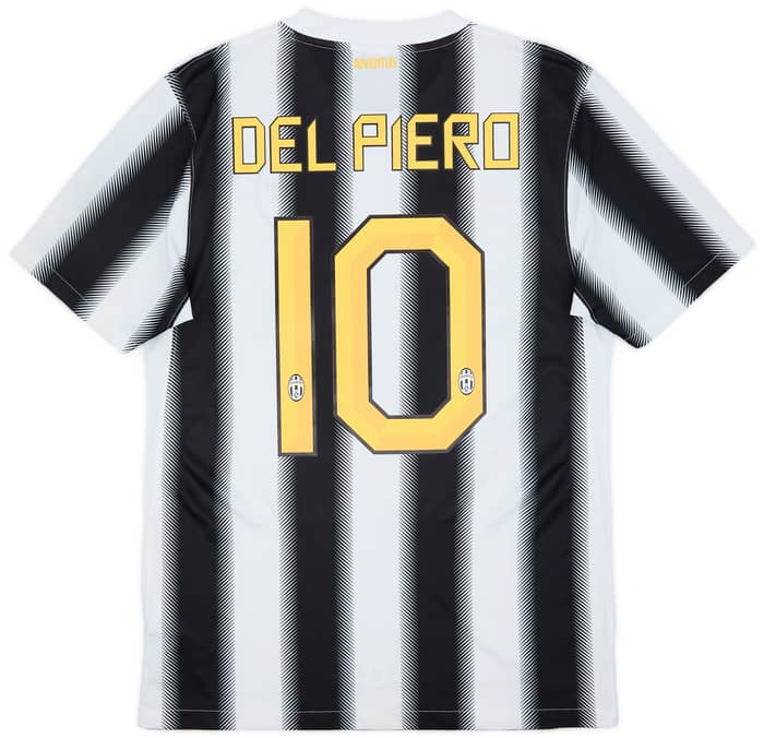 2011-12 Juventus Home Shirt Del Piero #10 - 8/10 - (S)
