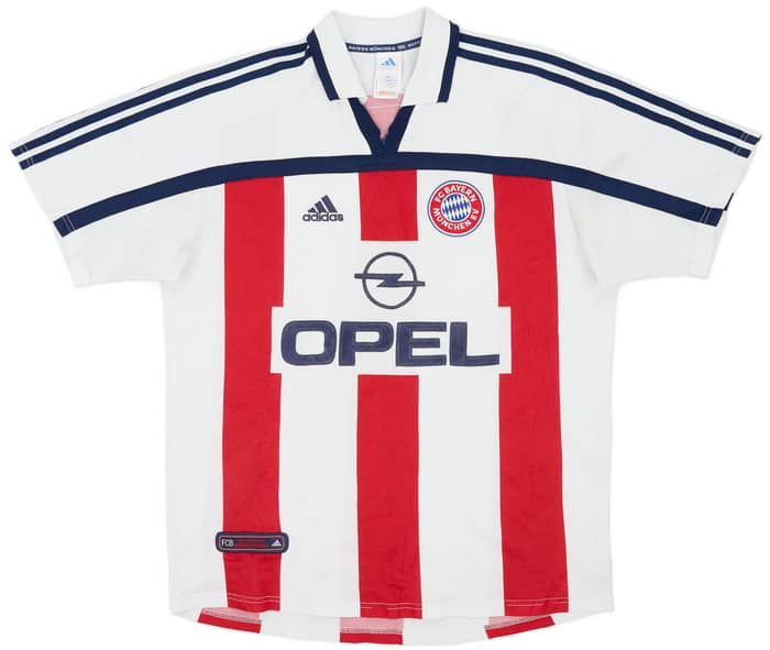 2000-01 Bayern Munich Away Shirt Elber #9 - 6/10 - (L)