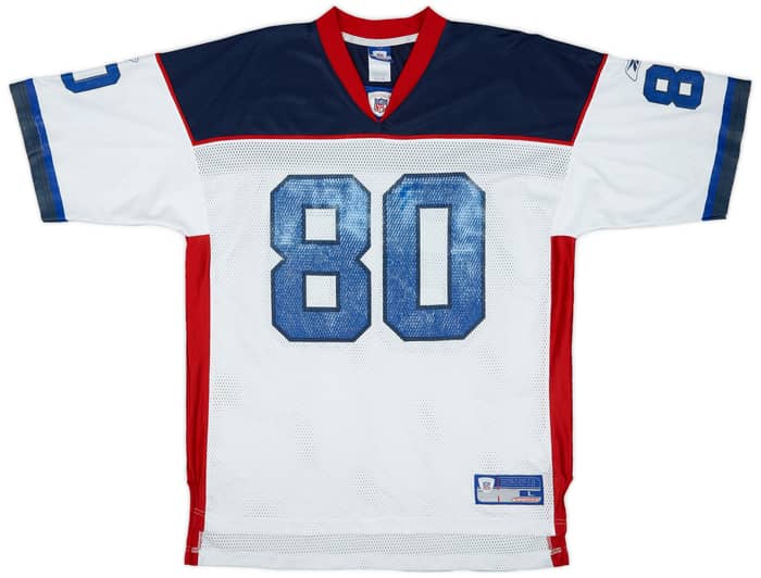 2002-04 Buffalo Bills Moulds #80 Reebok On Field Away Jersey - 5/10 - (L)