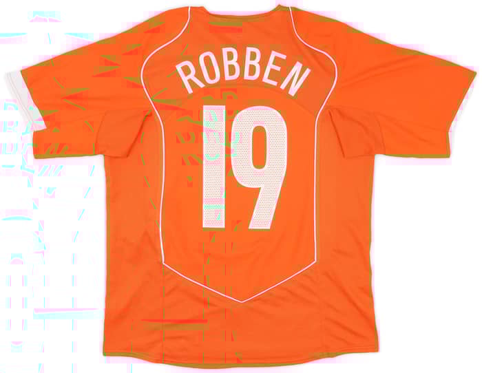 2004-06 Netherlands Home Shirt Robben #19 - 9/10 - (L)