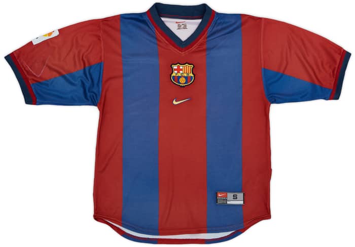 1998-00 Barcelona Home Shirt Rivaldo #11 - 6/10 - (S)