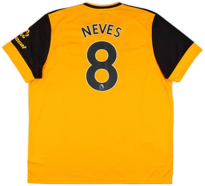 2020-21 Wolves Home Shirt Neves #8 - 7/10 - (XXL)