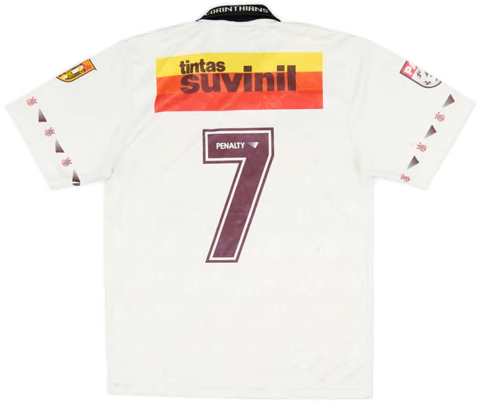 1995 Corinthians Home Shirt #7 - 6/10 - (S)