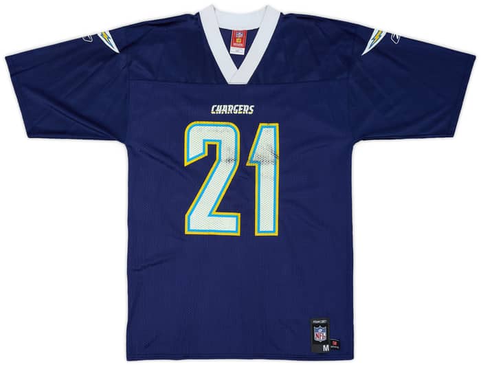 2007 San Diego Chargers Tomlinson #21 Reebok Replica Home Jersey - 6/10 - (M)