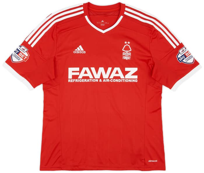 2014-15 Nottingham Forest Match Issue Home Shirt Lascelles #16