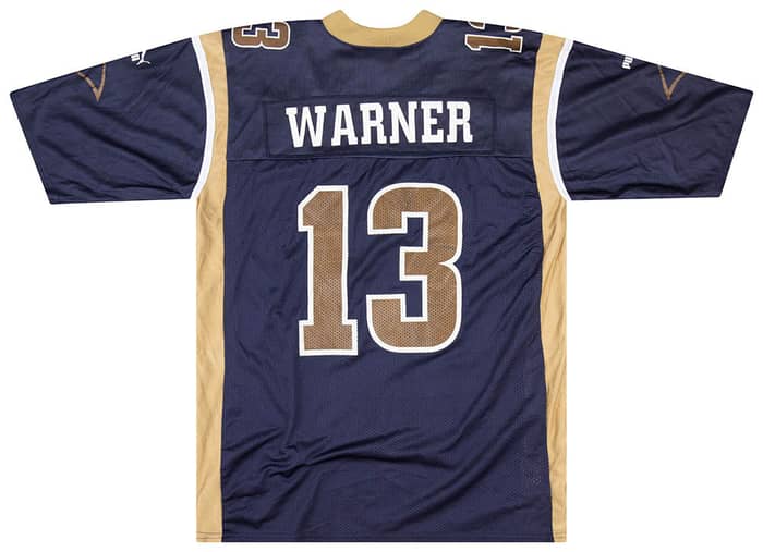 2000 St. Louis Rams Warner #13 Puma Jersey (Home) L