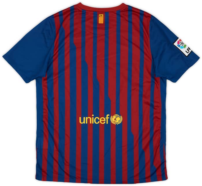 2011-12 Barcelona Home Shirt - 8/10 - (XL.Boys)