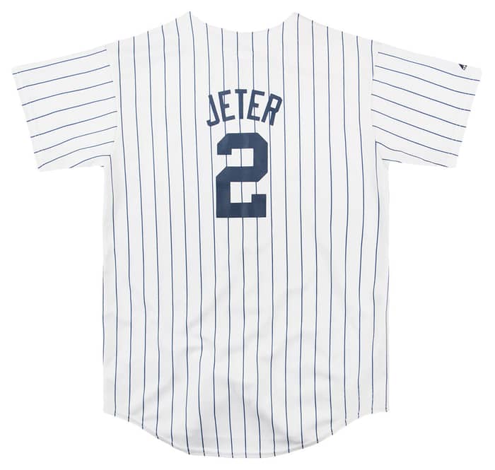 2009-14 New York Yankees Jeter #2 Majestic Jersey (Home) Y